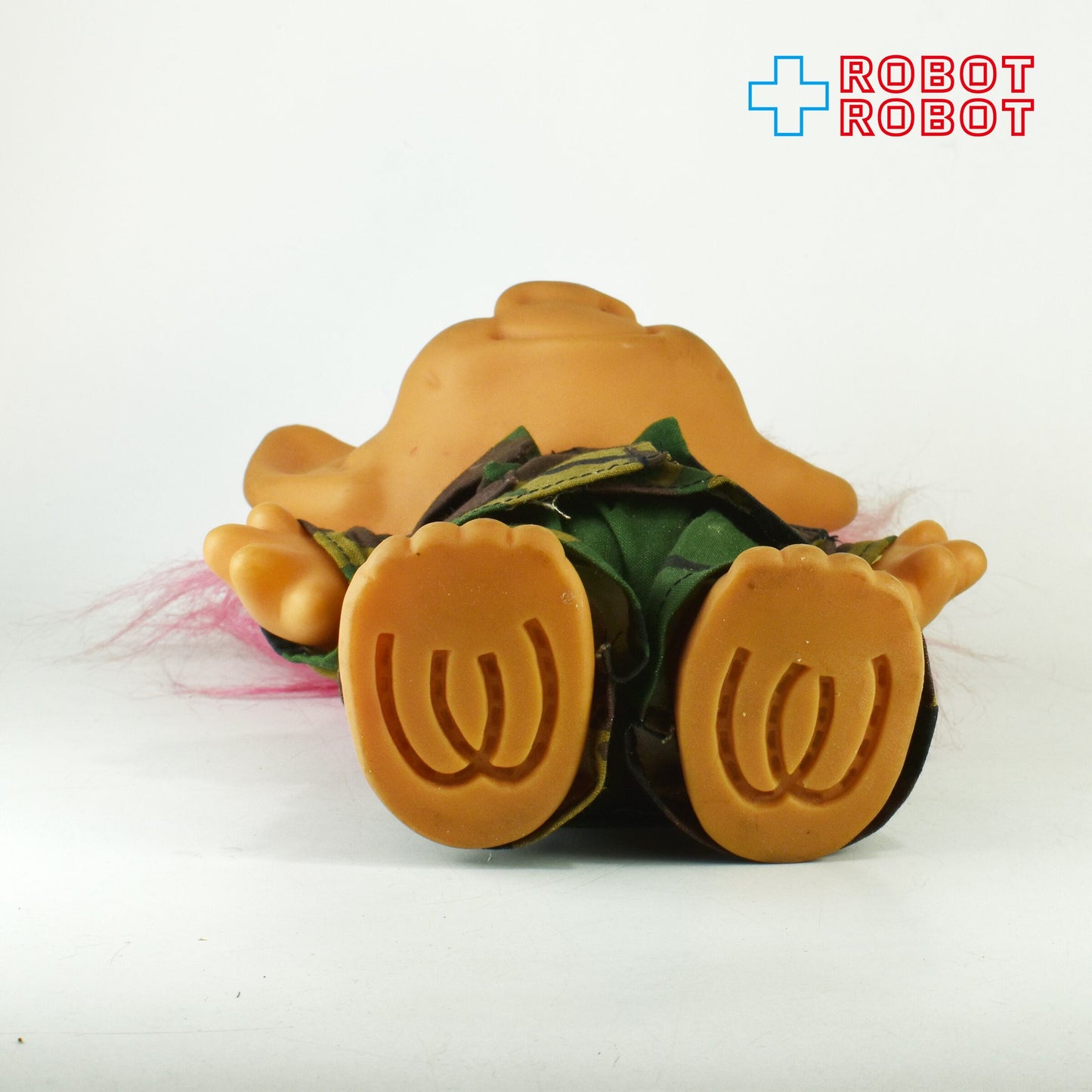 ユニーダ社 ウィシュニック トロール 迷彩 カモフラージュ シャツ ピンクヘア 19センチ ソフビフィギュア