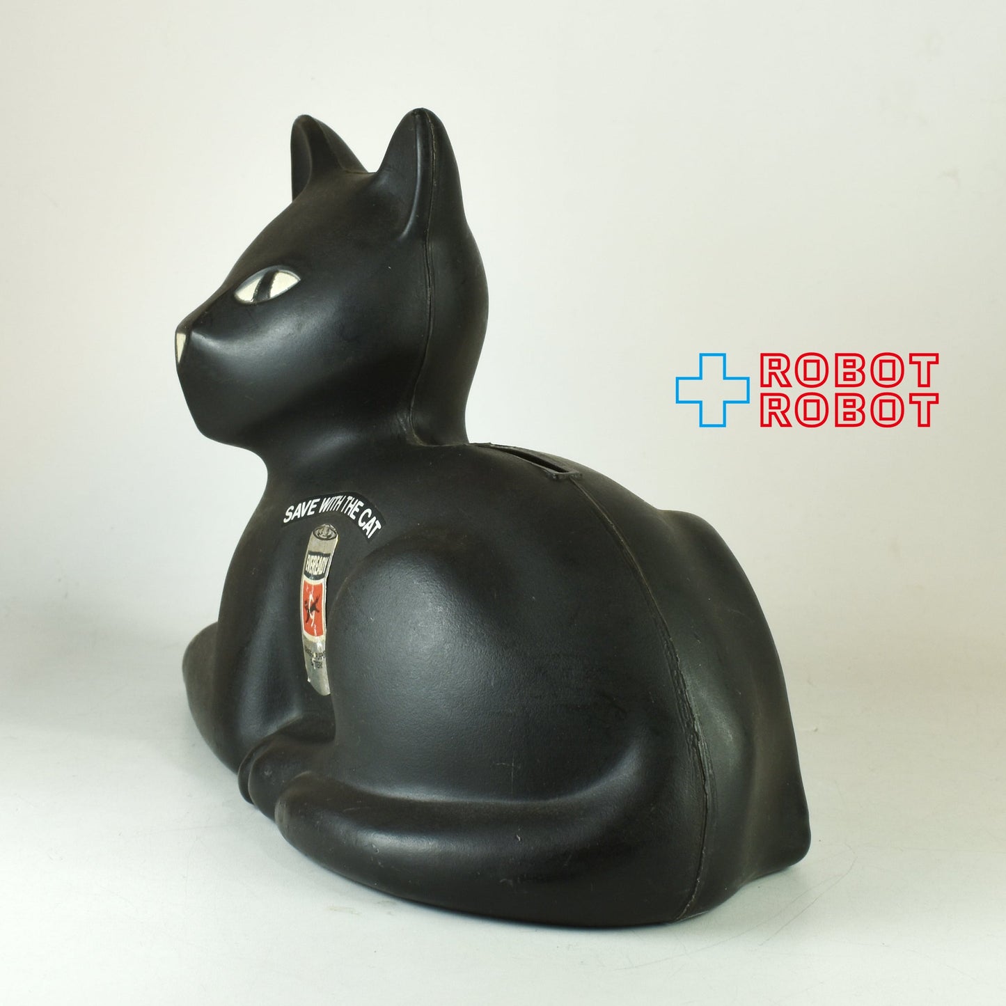 ユニオン・カーバイド エバーレディーバッテリー 黒猫 プラスチック 貯金箱