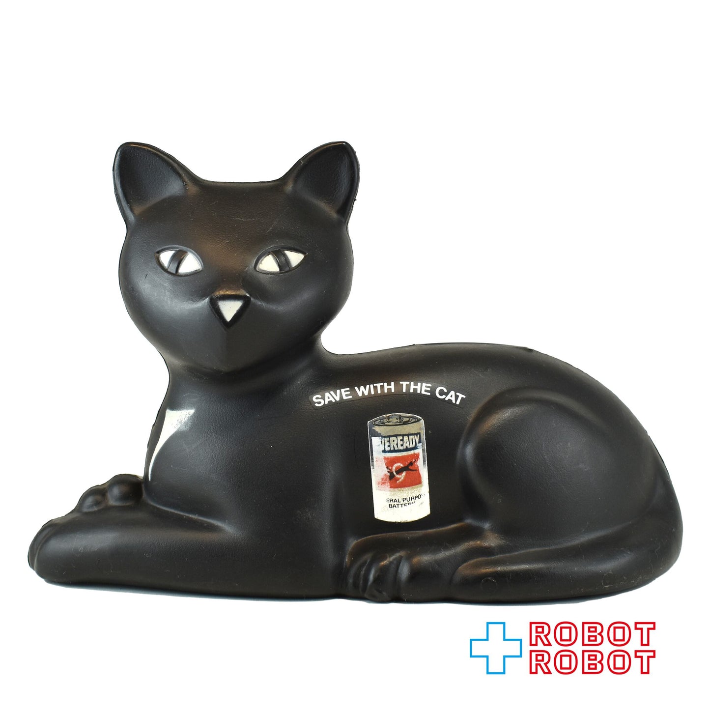 ユニオン・カーバイド エバーレディーバッテリー 黒猫 プラスチック 貯金箱
