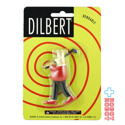 ユナイテッド・フィーチャー・シンジケート ディルバート (ゴルフ) ベンダブルフィギュア 未開封 メイドインチャイナ
