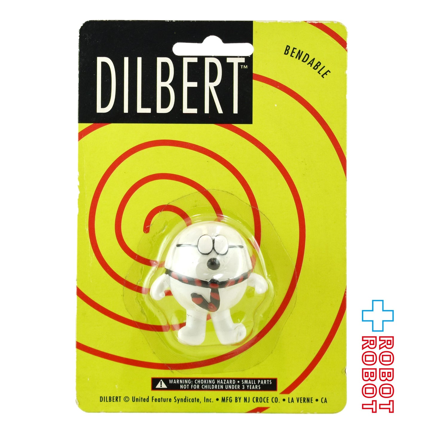 ユナイテッド・フィーチャー・シンジケート ディルバート ドッグ・バート ベンダブルフィギュア 未開封 メイドインチャイナ