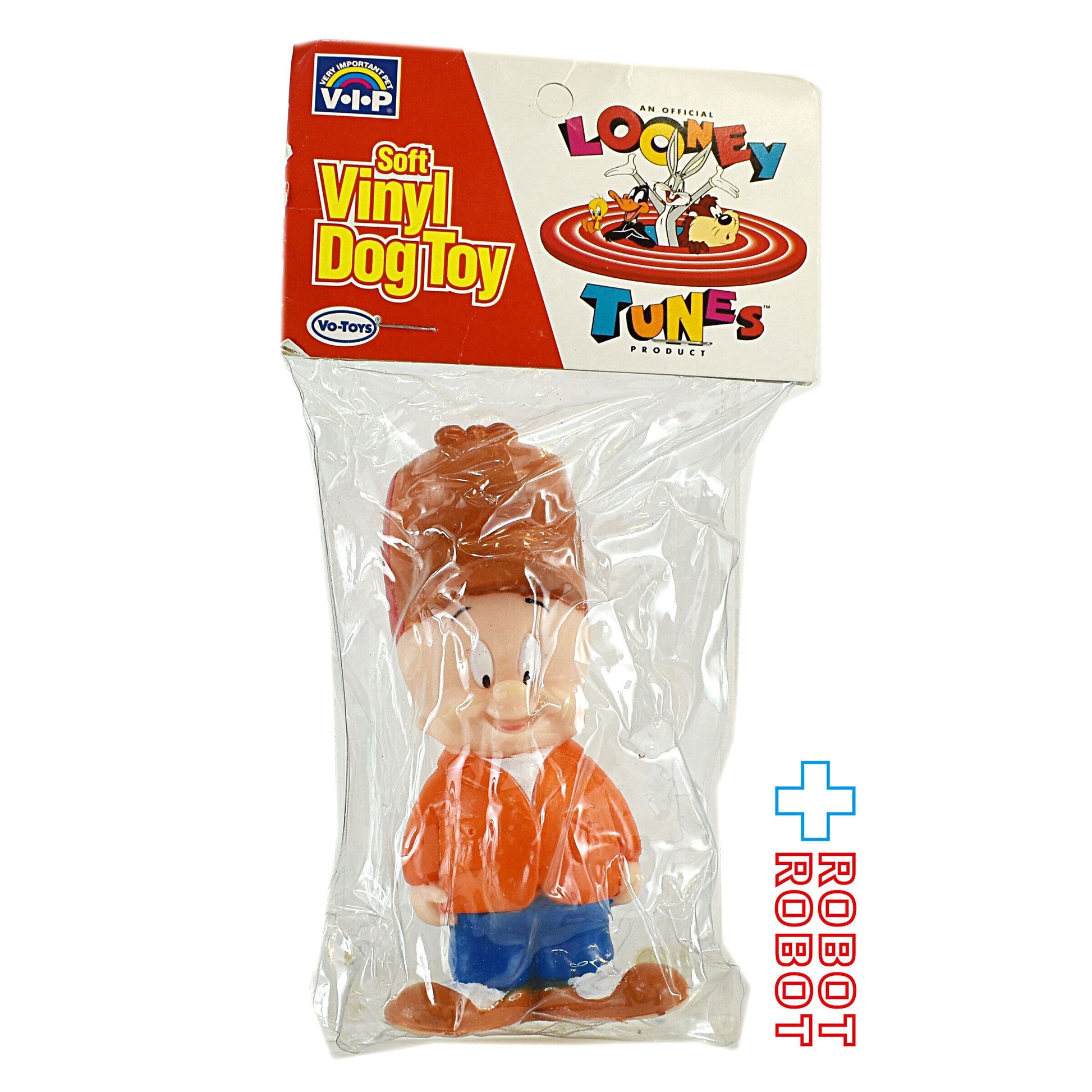 ルーニー・テューンズ  エルマー・ファッド ソフトビニール ドッグ トイ スクイークラバードール 袋入 - ROBOTROBOT