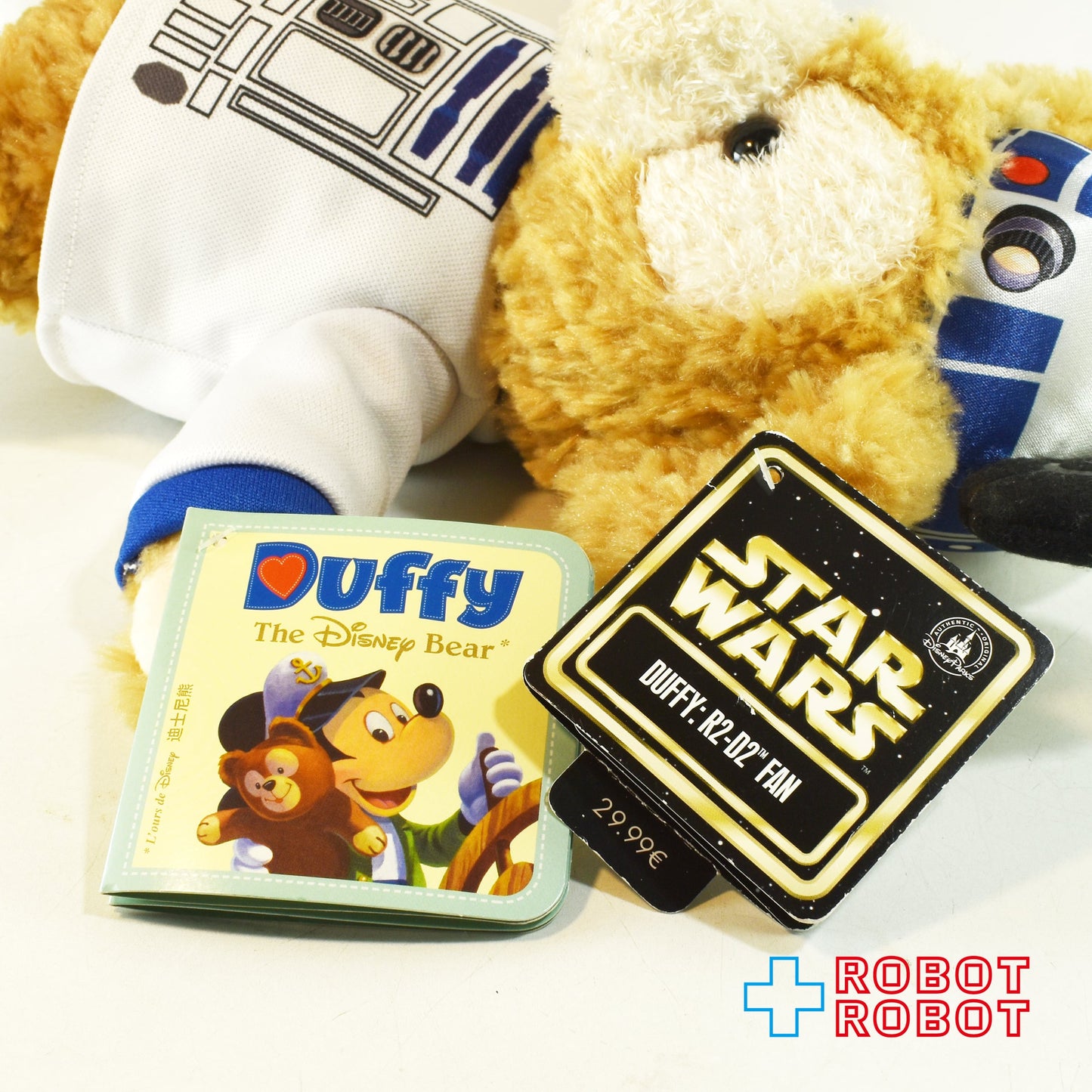 WDW限定 ディズニー ダッフィー R2-D2 コスチューム ぬいぐるみ ぬいぐるみ人形 紙タグ付き