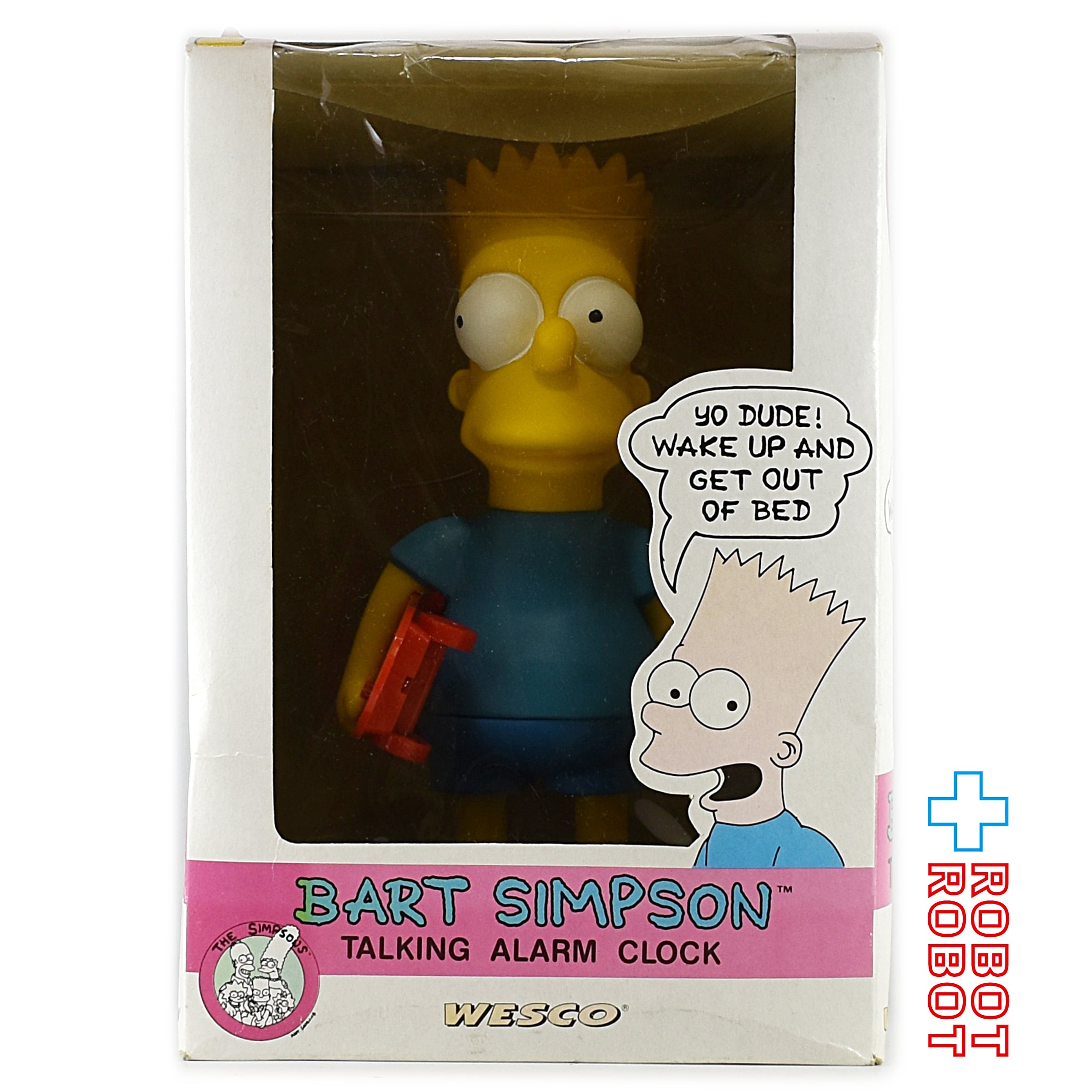 シンプソンズ　バート　トーキングアラームクロック　フィギュア　時計 WESCO シンプソンズ バート トーキングアラームクロック