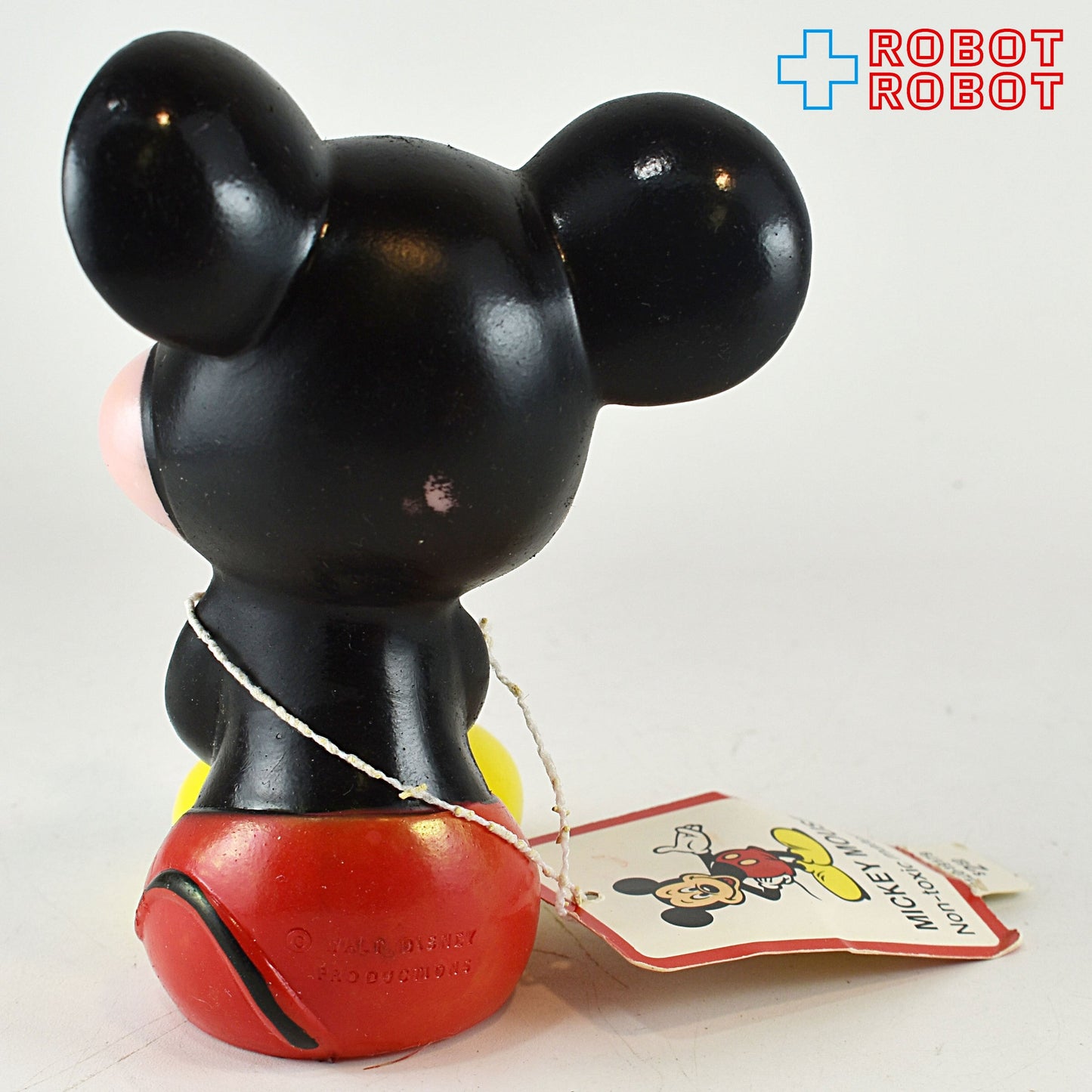 ディズニー ミッキーマウス おすわり スクイーク ソフビ ラバードール KOREA