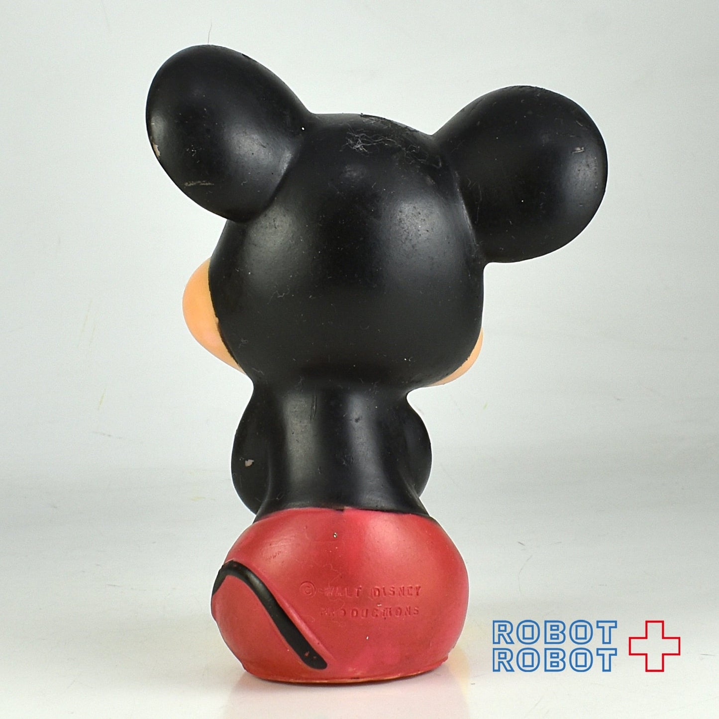 ディズニー ミッキーマウス おすわり スクイーク ソフビ ラバードール KOREA