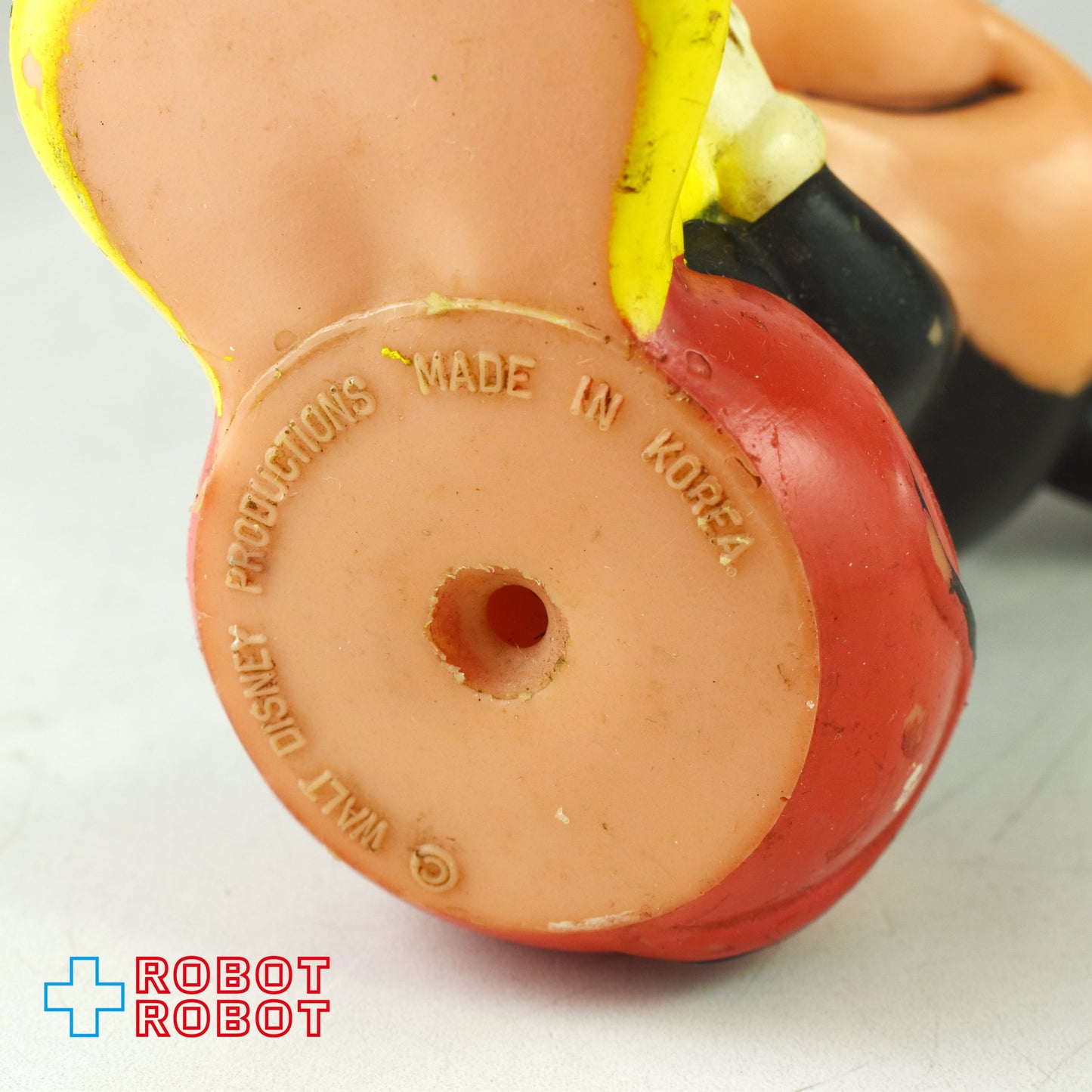 ディズニー ミッキーマウス おすわり スクイーク ソフビ ラバードール KOREA