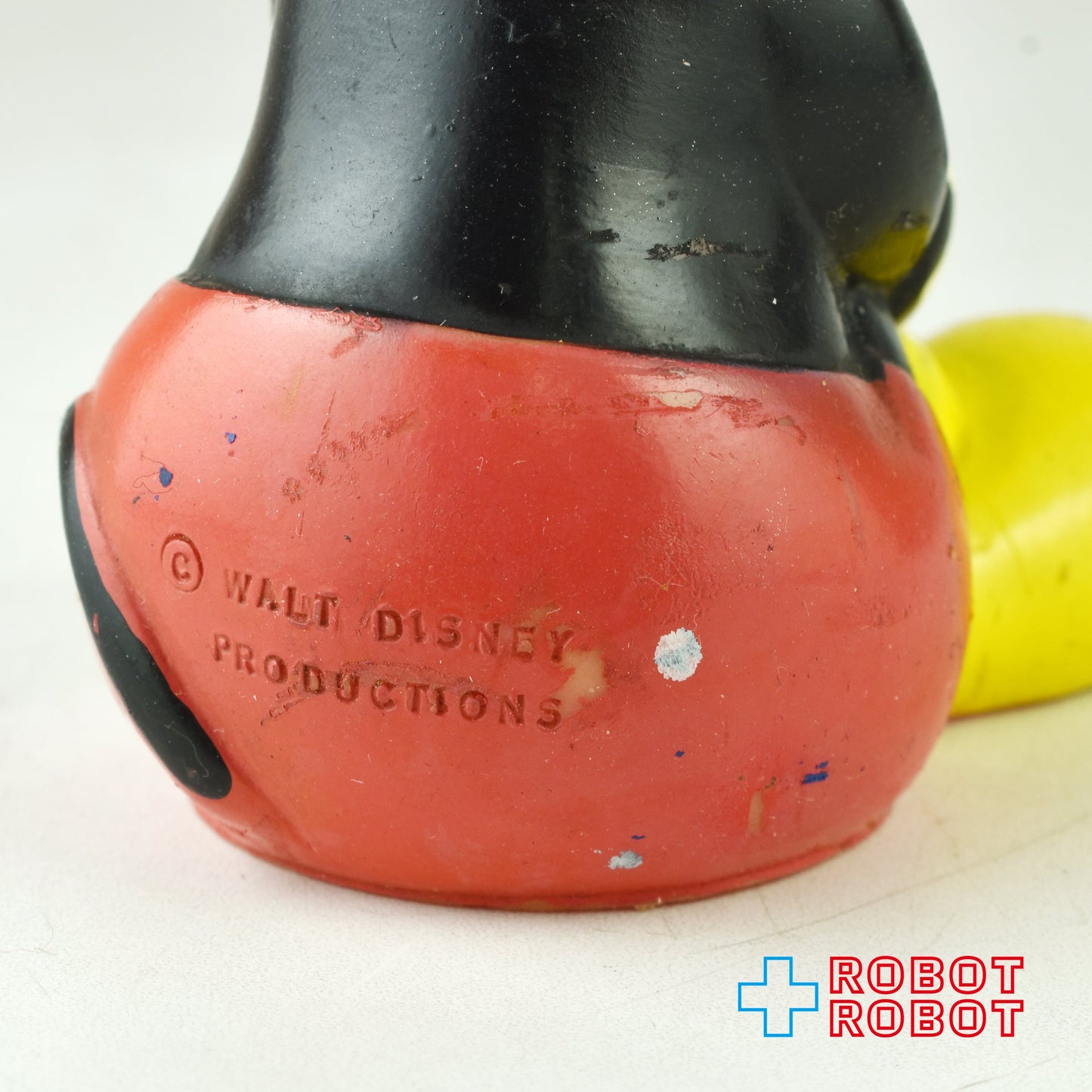 ディズニー ミッキーマウス おすわり スクイーク ソフビ ラバードール KOREA