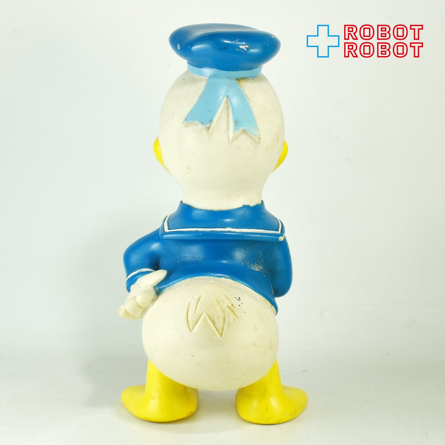 ディズニー ドナルドダック ソフビドール サムズアップ メイドインジャパン