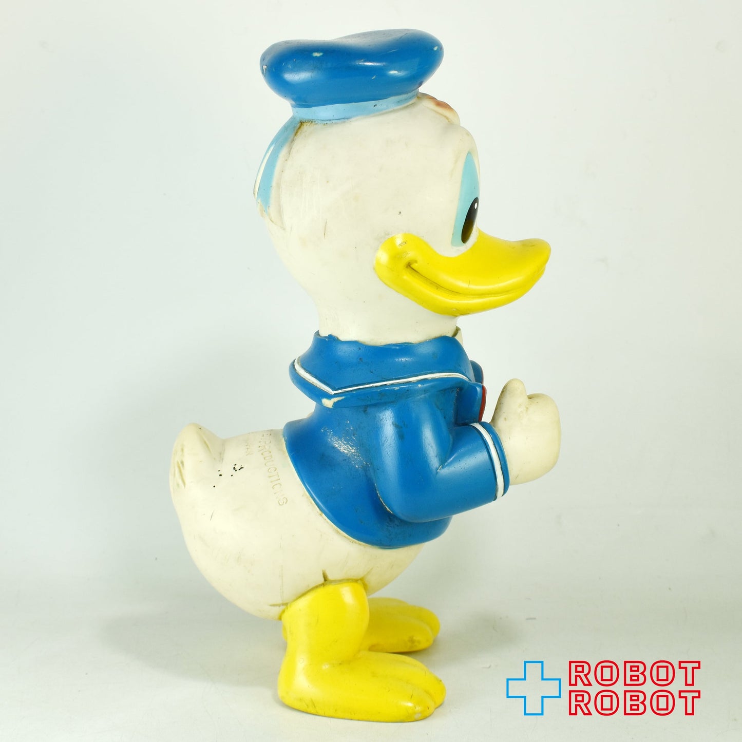 ディズニー ドナルドダック ソフビドール サムズアップ メイドインジャパン