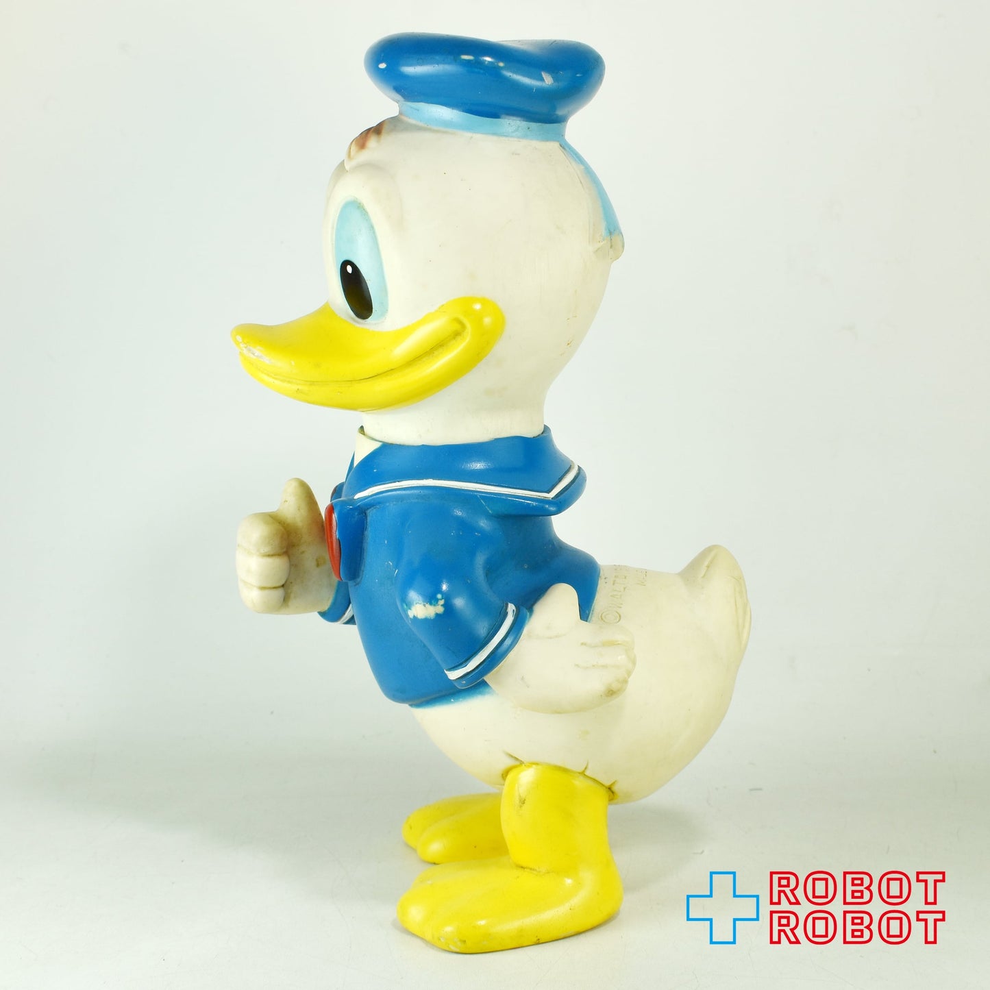 ディズニー ドナルドダック ソフビドール サムズアップ メイドインジャパン