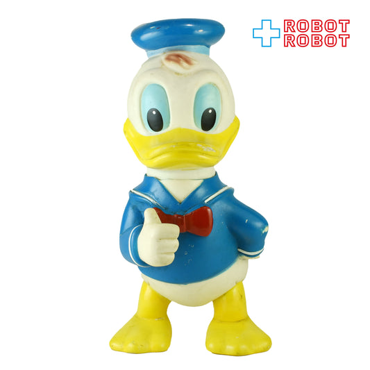 ディズニー ドナルドダック ソフビドール サムズアップ メイドインジャパン