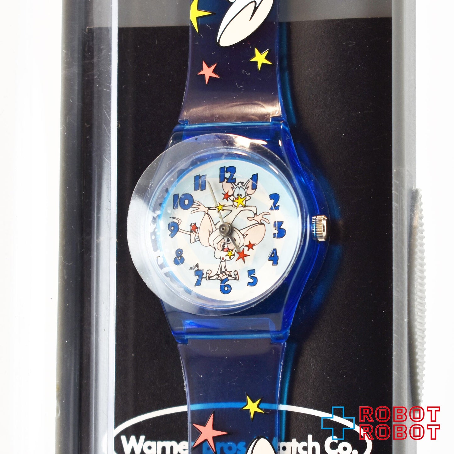 ワーナーブラザーズ・スタジオストア ピンキー & ブレイン 腕時計 ケース付き 1998