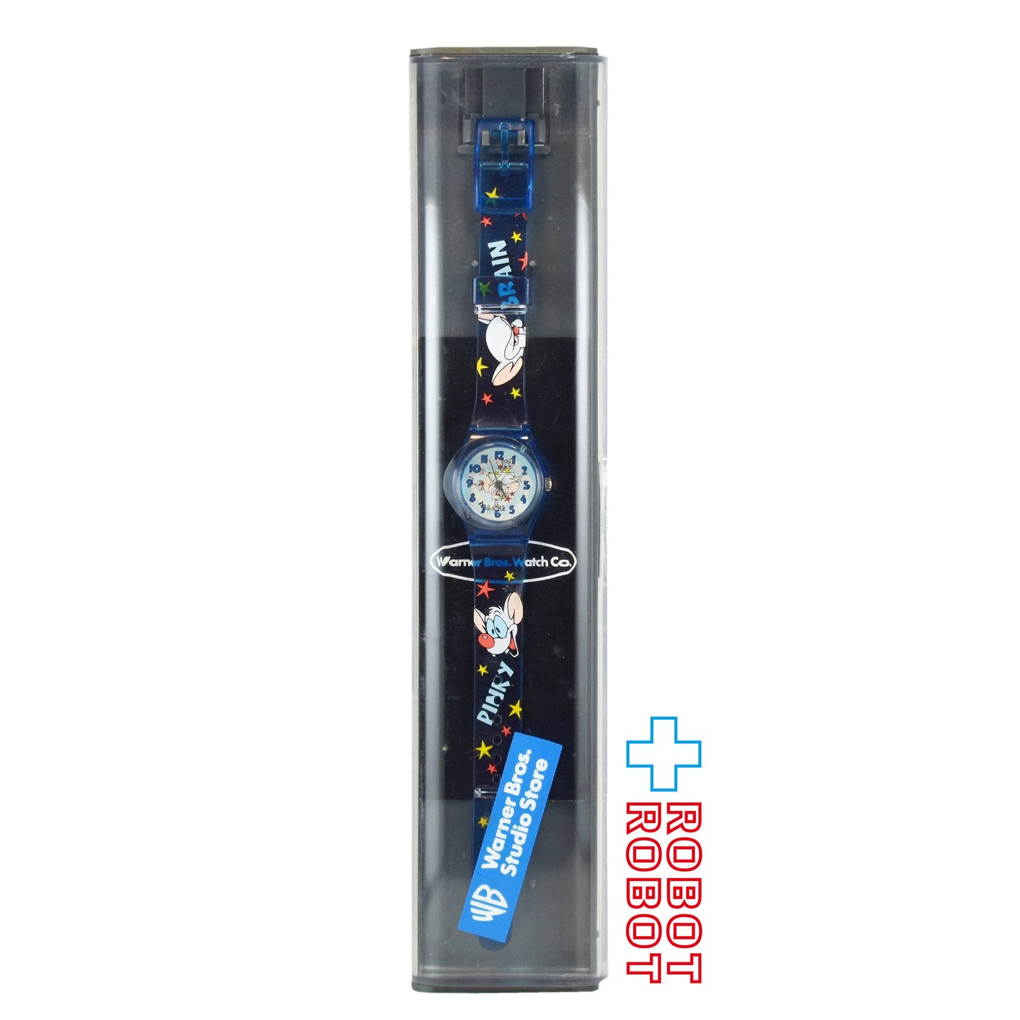 ワーナーブラザーズ・スタジオストア ピンキー & ブレイン 腕時計 ケース付き 1998