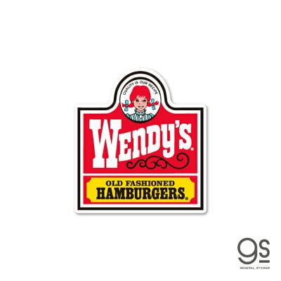 ウェンディーズ ダイカットステッカー ヴィンテージ 看板 XS 未開封