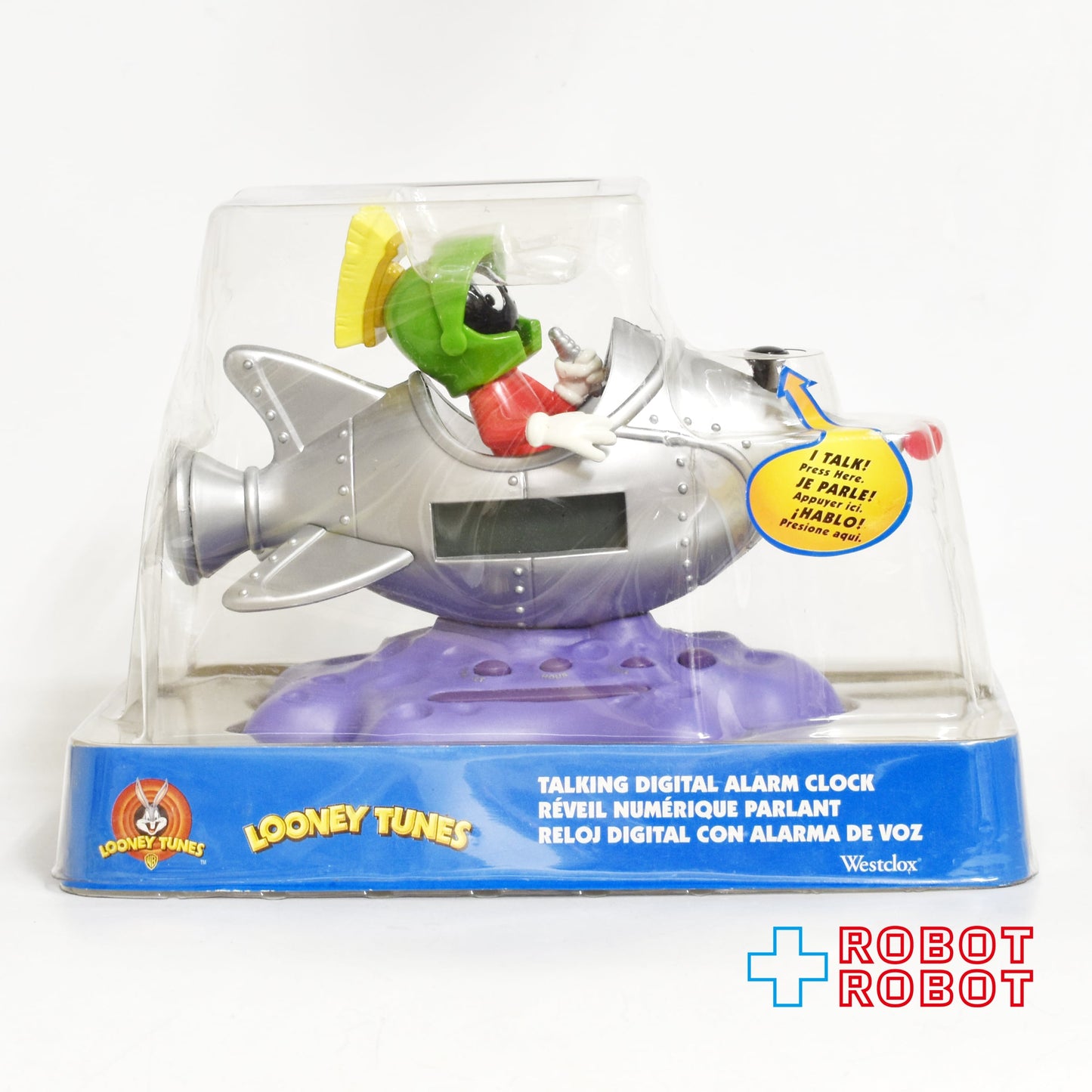 ルーニー・テューンズ マービン・ザ・マーシャン 目覚まし時計 フィギュア 箱付き