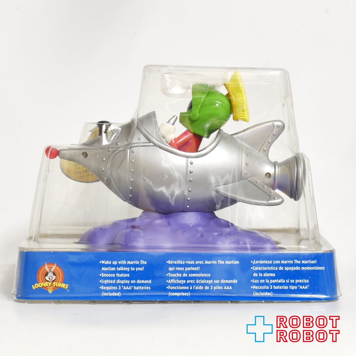 ルーニー・テューンズ マービン・ザ・マーシャン 目覚まし時計 フィギュア 箱付き