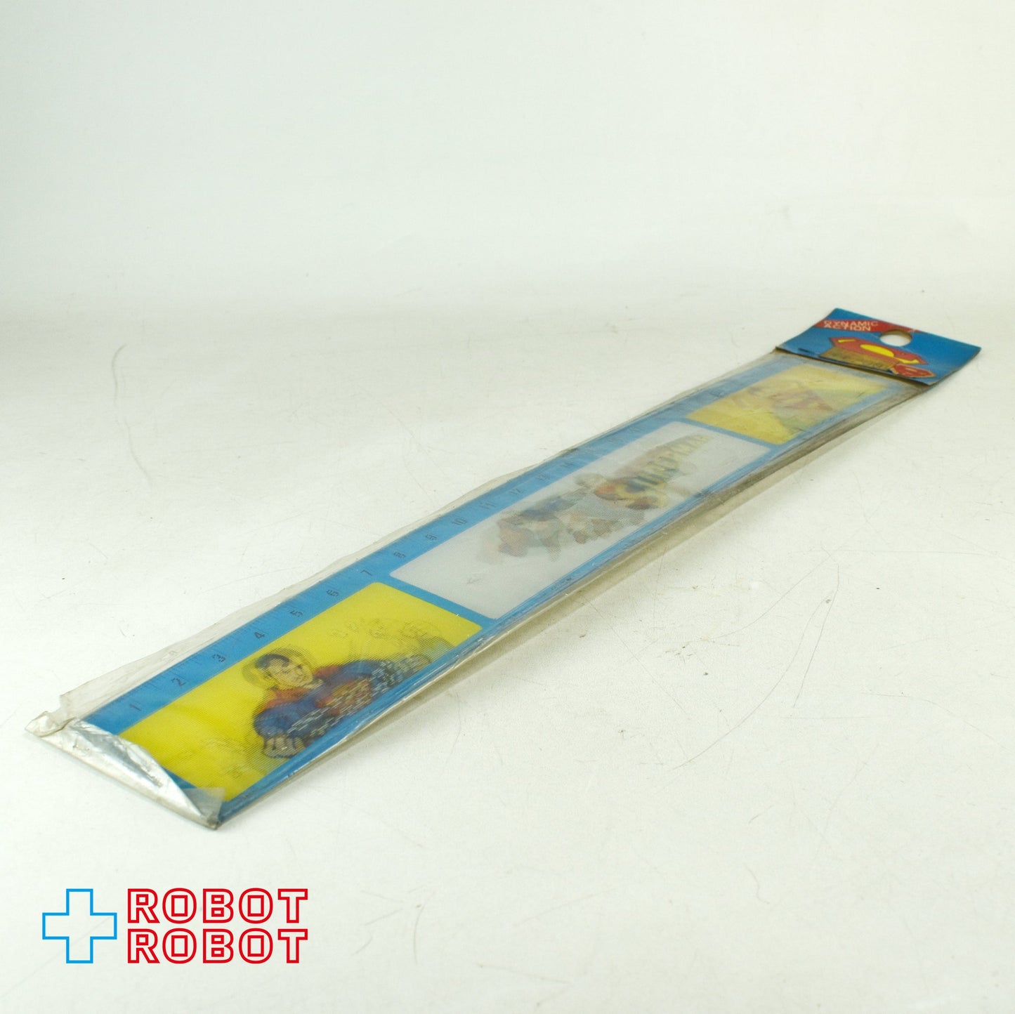 スーパーマン 25cm レンチキュラー プラスチック定規 1979 日本製