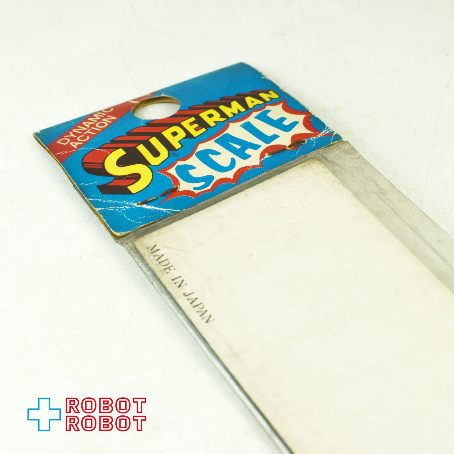 スーパーマン 25cm レンチキュラー プラスチック定規 1979 日本製