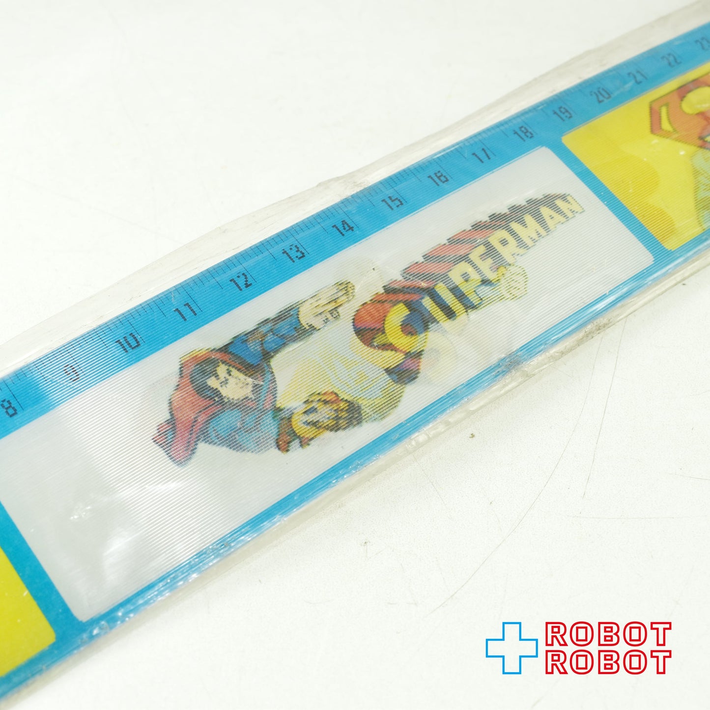 スーパーマン 25cm レンチキュラー プラスチック定規 1979 日本製