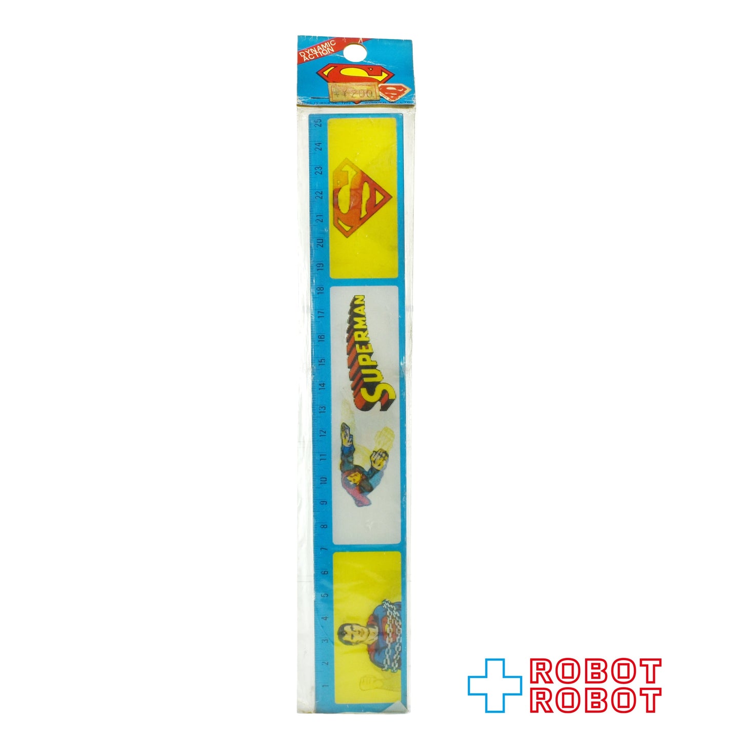 スーパーマン 25cm レンチキュラー プラスチック定規 1979 日本製