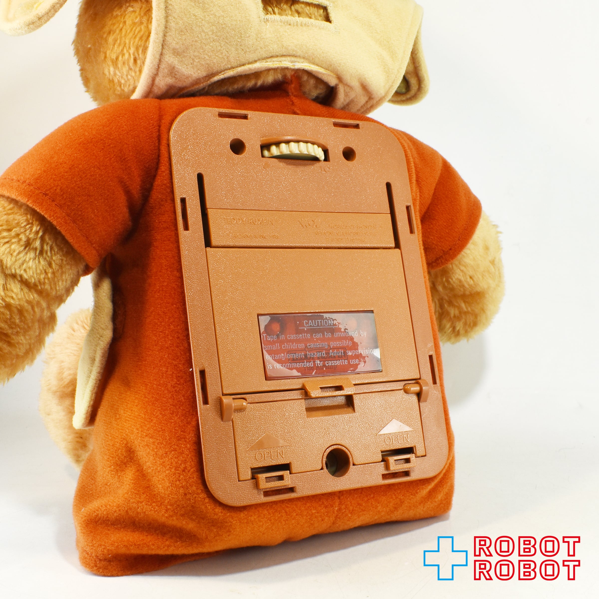 希少 テディラクスピン 1985年 ぬいぐるみ カセットプレイヤー 香港製 テディ・ラクスピン ぬいぐるみ型 カセットデッキプレイヤー 1985