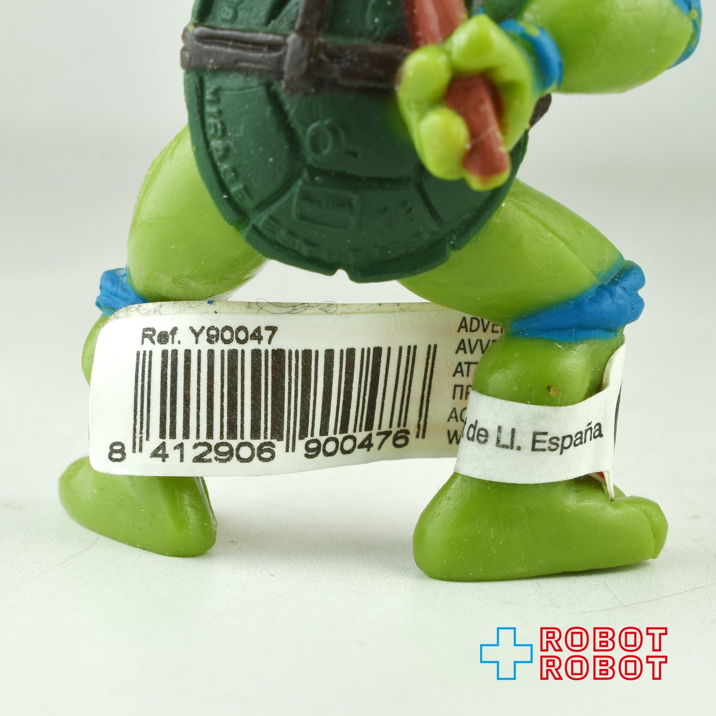 ニンジャ・タートルズ レオナルド PVCフィギュア ヨランダ社 紙タグ付き