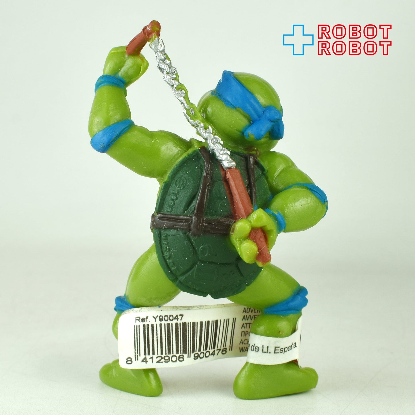 ニンジャ・タートルズ レオナルド PVCフィギュア ヨランダ社 紙タグ付き