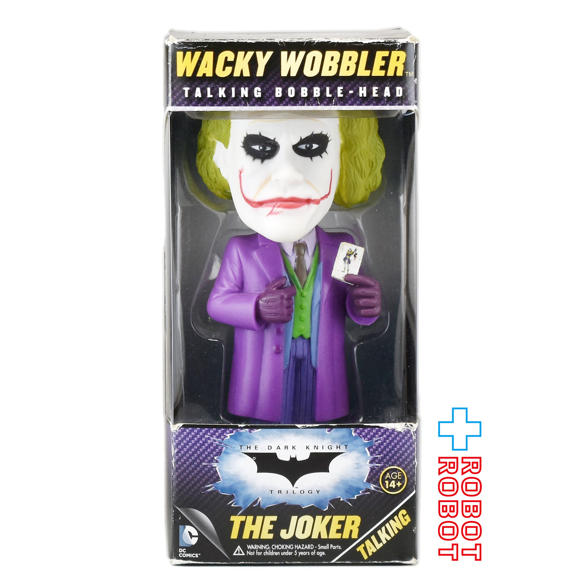 ファンコ DC ダークナイト・トリロジー ジョーカー ワッキーワブラー トーキング ボブルヘッド フィギュア 国内版 開封箱入