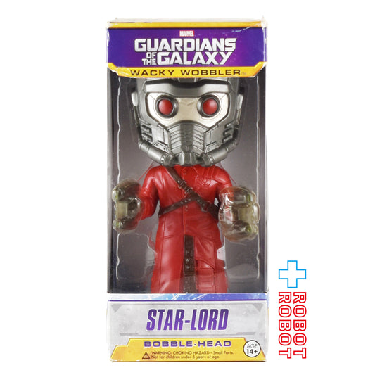ファンコ マーベル ガーディアンズ・オブ・ギャラクシー スターロード ワッキーワブラー ボブルヘッド フィギュア 開封箱入