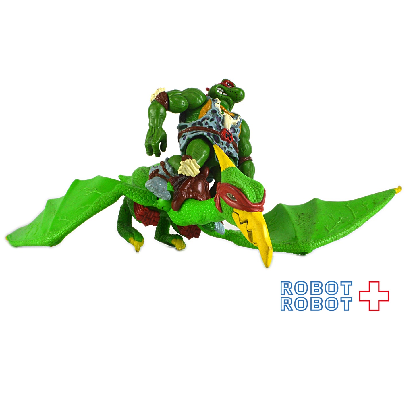 プレイメイツ ティーンエイジ・ミュータント・ニンジャ・タートルズ TMNT ケイブラファエロと恐竜 アクションフィギュア ルース