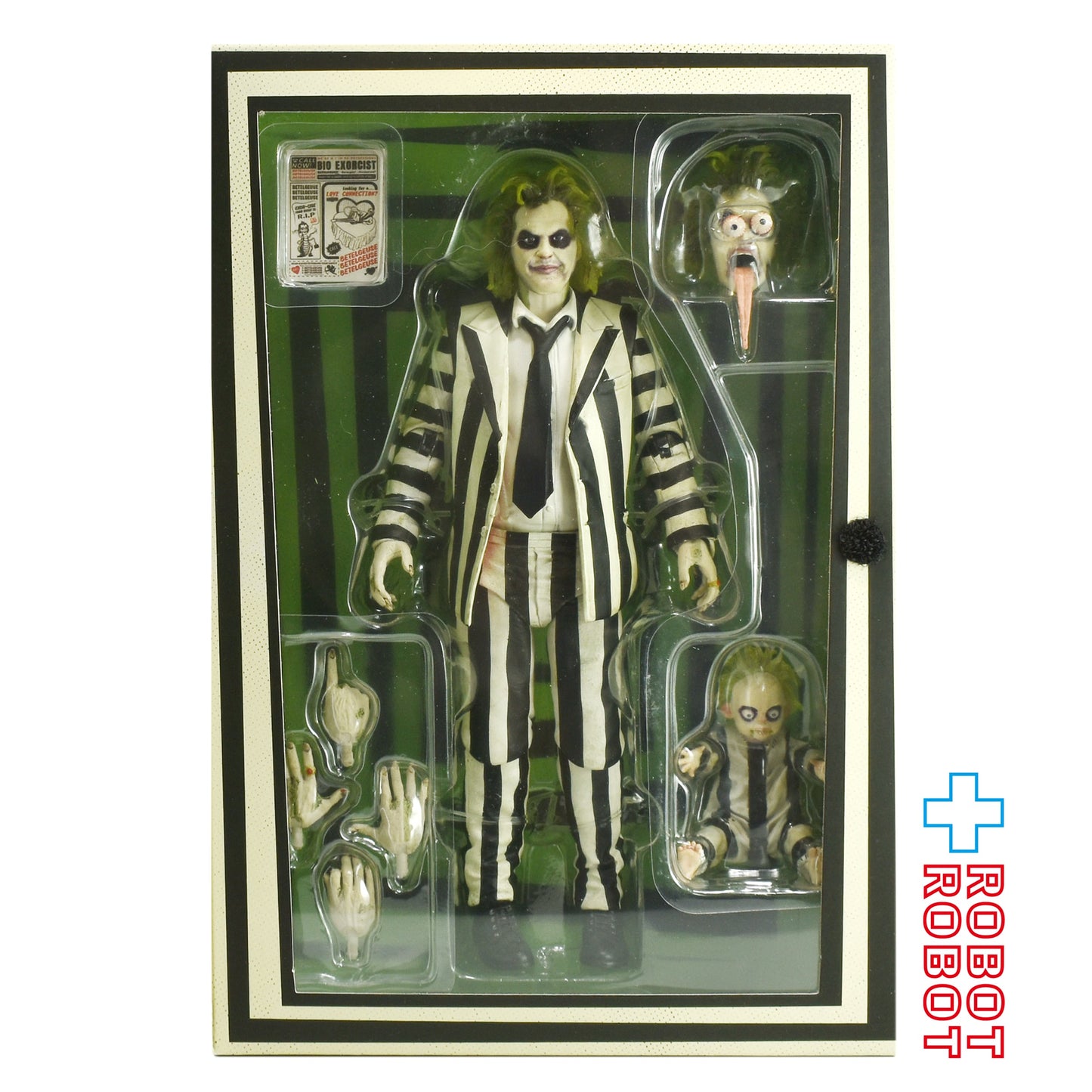 NECA ネカ ビートルジュース (ストライプスーツ) アルティメット ７インチ アクションフィギュア 未開封