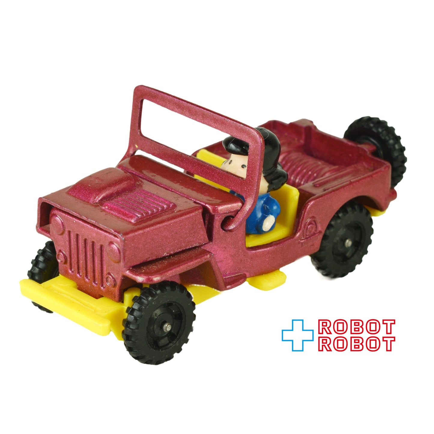 スヌーピー ルーシー・イン・ジープ ダイキャスト ミニカー メイド・イン・ホンコン ルース