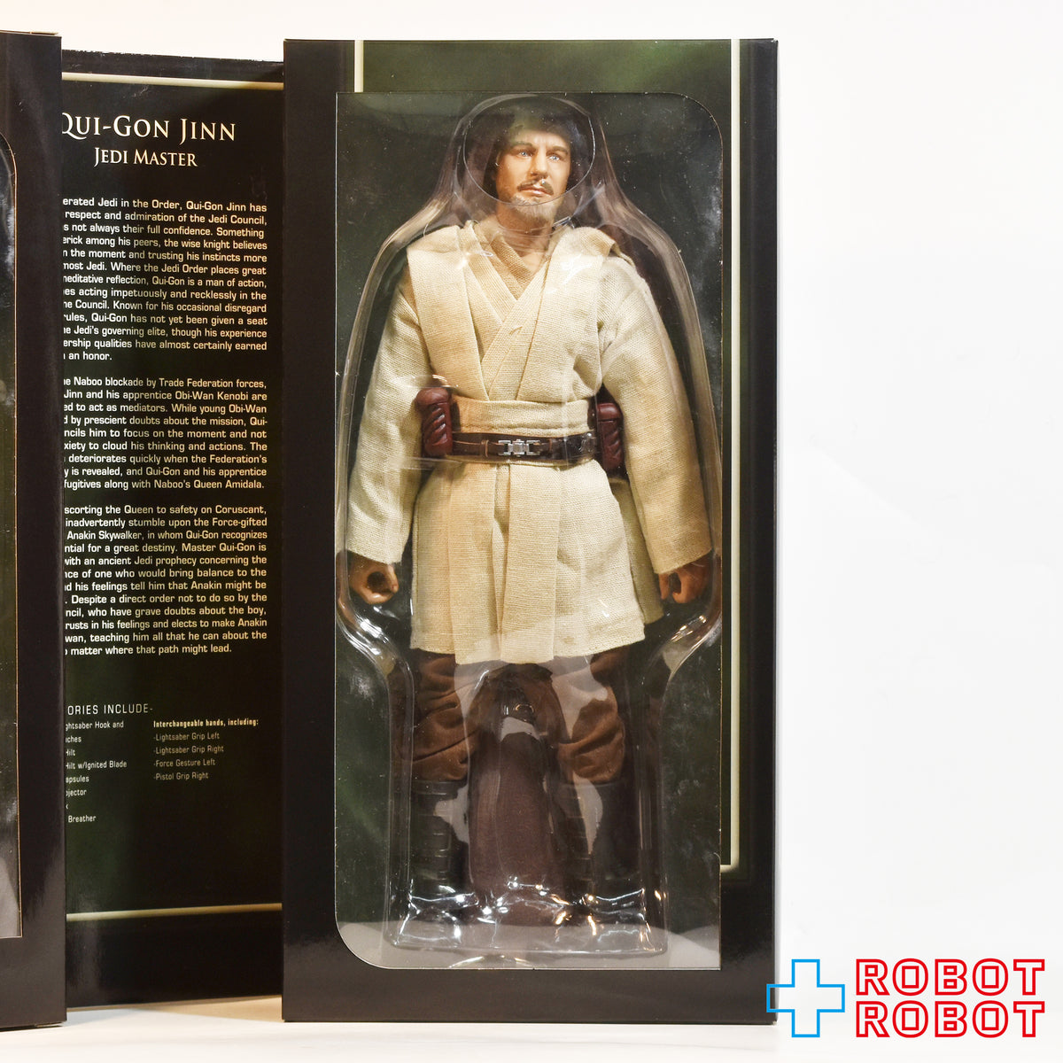 サイドショウ スター・ウォーズ オーダー・オブ・ジェダイ クワイ＝ガン・ジン 1/6スケールフィギュア 国内版 箱入未使用