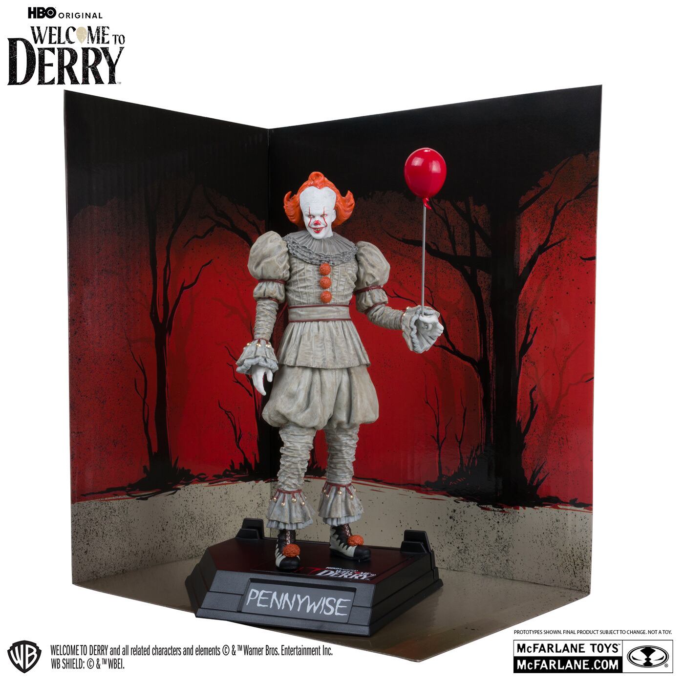 マクファーレン ムービー・マニアックス IT ウェルカム・トゥ・デリー ペニーワイズ 6インチ ポーズドスタチュー フィギュア 国内版 未開封