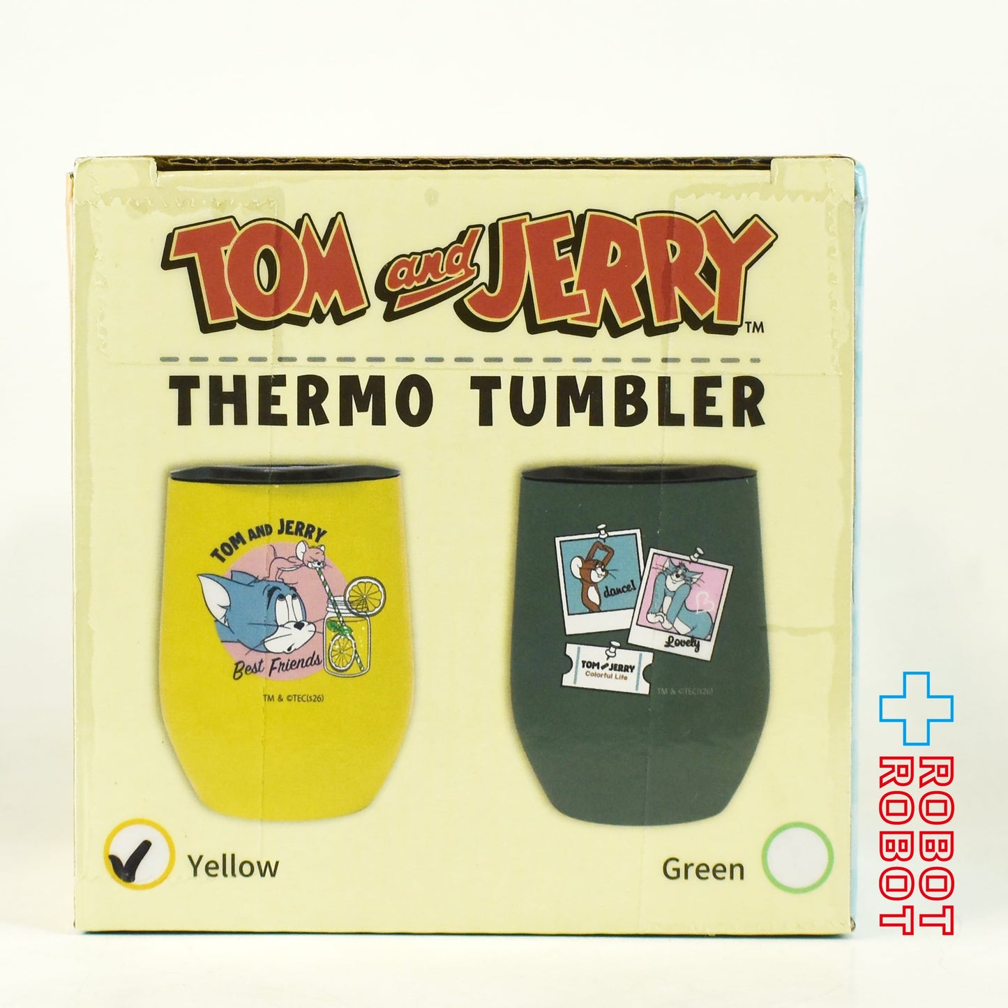 ピーナッツ・クラブ トムとジェリー サーモタンブラー イエロー 箱入