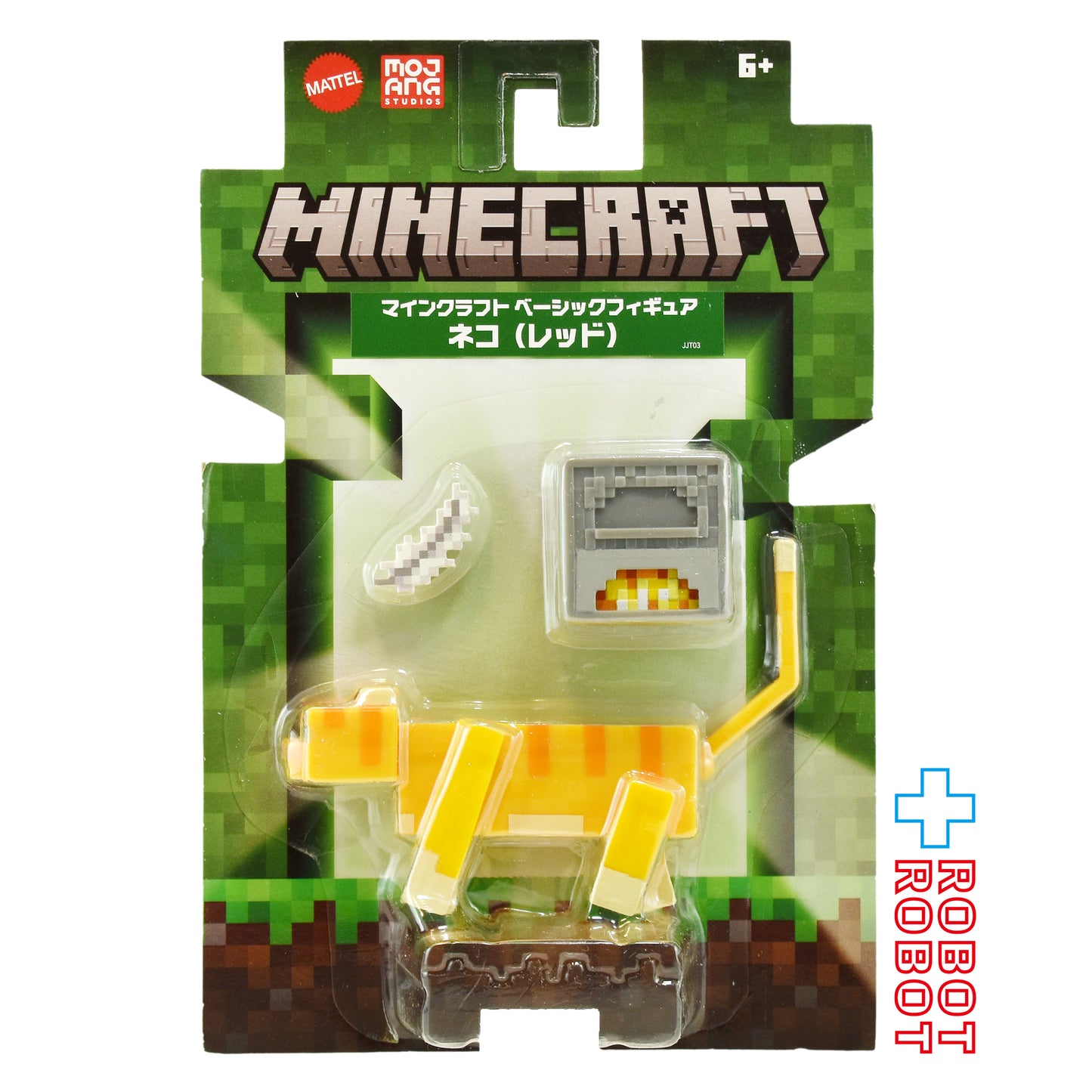 マテル マインクラフト JJT03 ネコ (レッド) ベーシックフィギュア 未開封