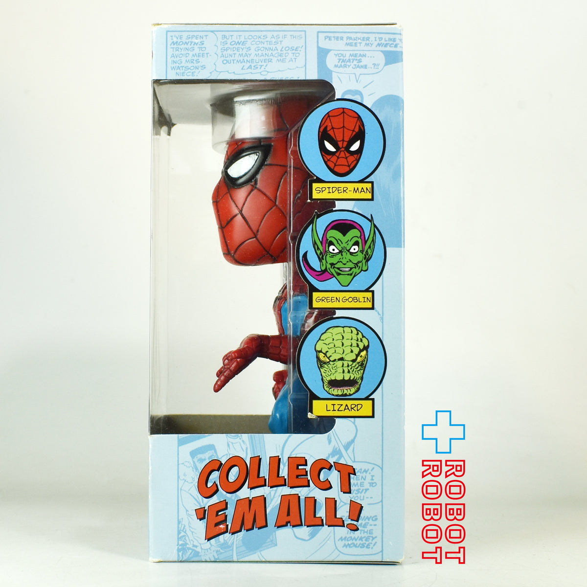 ファンコ マーベル アメイジング・スパイダーマン ワッキーワブラー ボブルヘッド フィギュア 開封箱入
