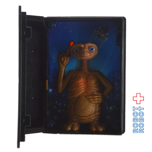 ※難有り：ウェンディーズ E.T. VHSケース ライト・アップ・フィギュア キッズミールトイ 2002 ※動作不可 点灯不可