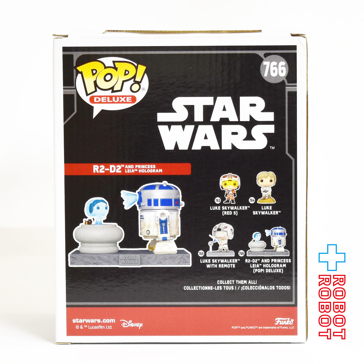 ファンコ POP! スター・ウォーズ 766 R2-D2 & レイア姫 (ホログラム) 箱入