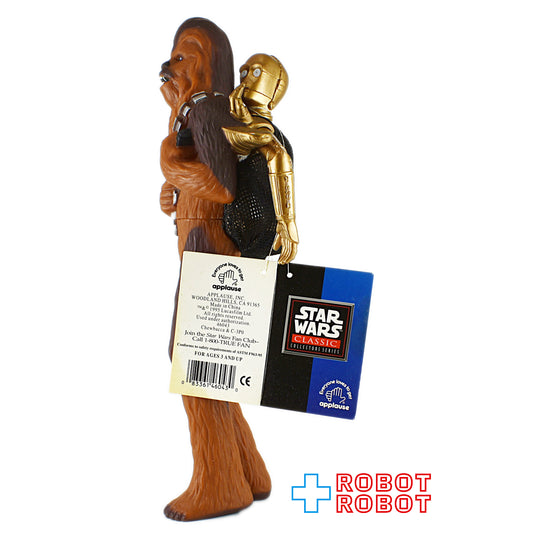 スター・ウォーズ アプローズ社 チューバッカ＆C-3PO ソフビフィギュア 紙タグ付