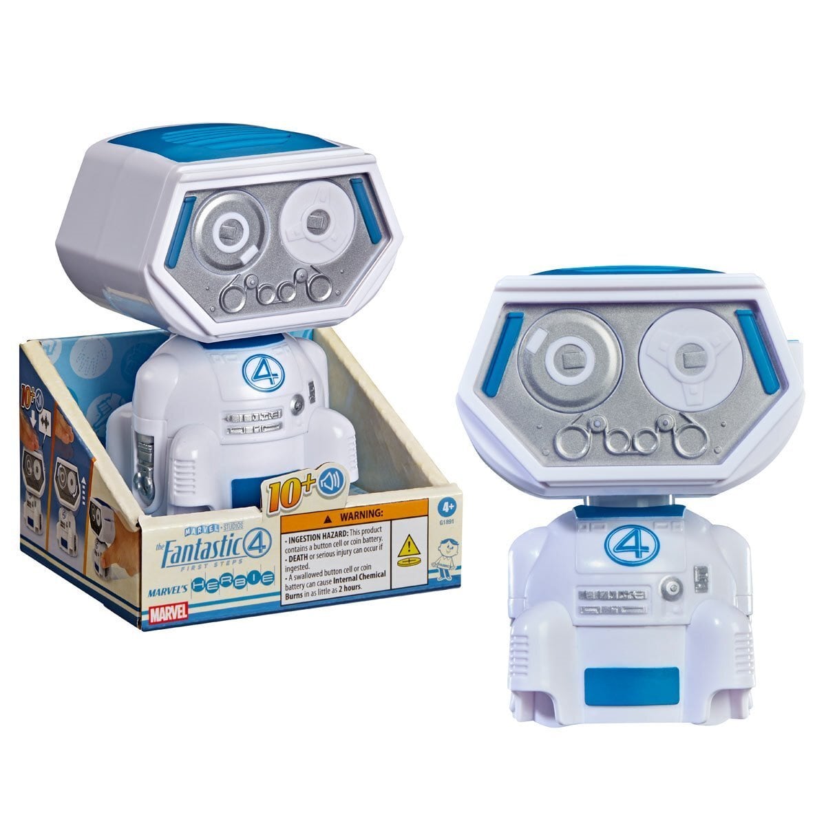 ハズブロ マーベル ファンタスティック4 ファーストステップ ハービー 4インチ アクションフィギュア 箱入