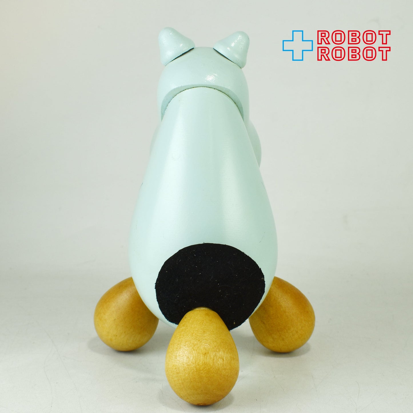 プーレルット ムーミン ムーミントロール ブルー 木製ツボ押し フィギュア 1996