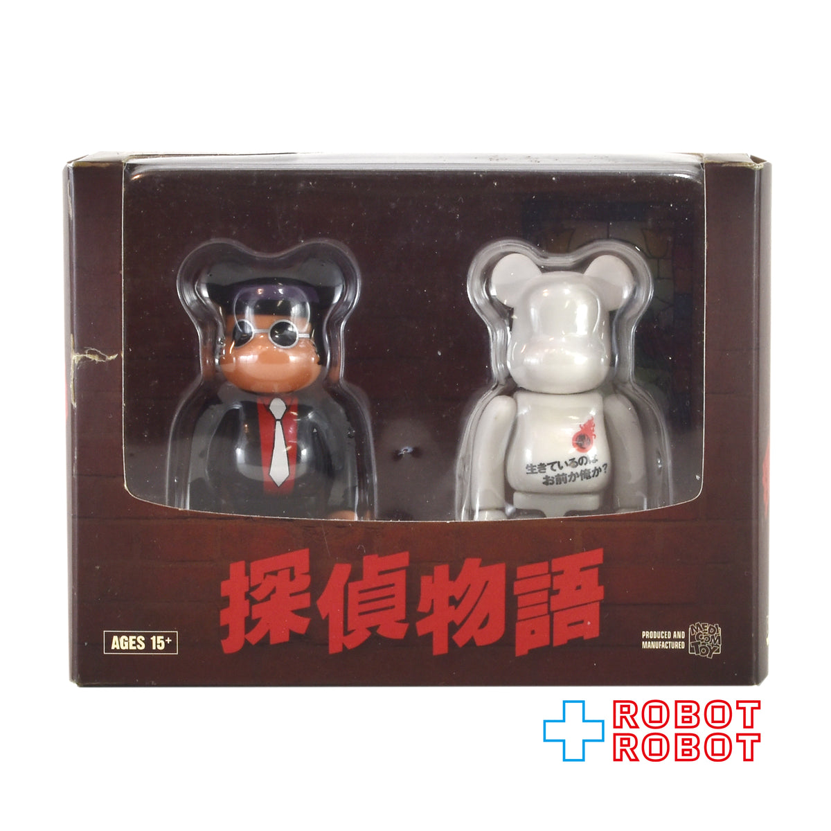 メディコム BE@RBRICK 100％ ベアブリック SOUL RED 探偵物語 2体セット ４号店商品