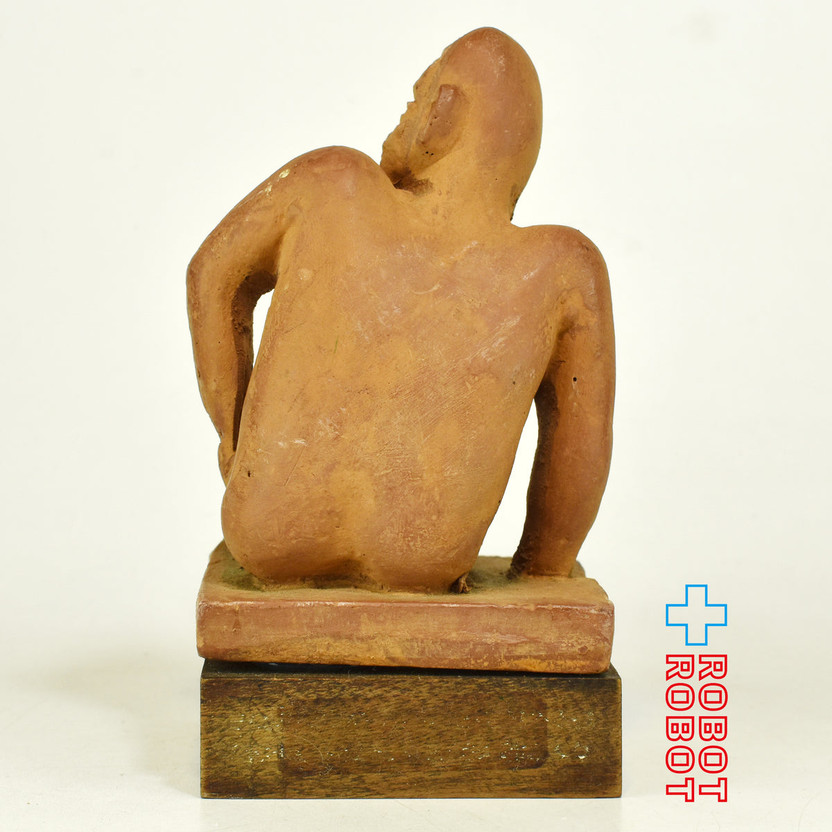 シェリング社 皮膚病変の男性 医薬品メーカー陶器スタチュー 企業物 ※難あり：台座プリント無し