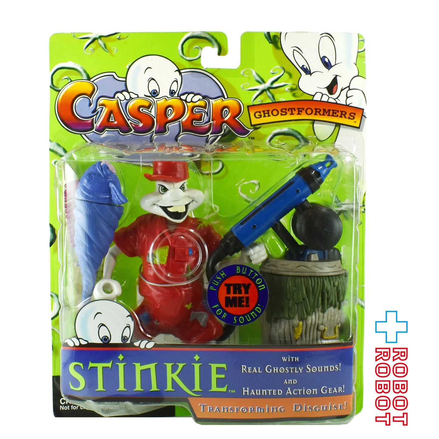 トレンドマスター キャスパー ゴースト・フォーマーズ トラッシュマン スティンキー プレイセット 未開封 1997 - ROBOTROBOT
