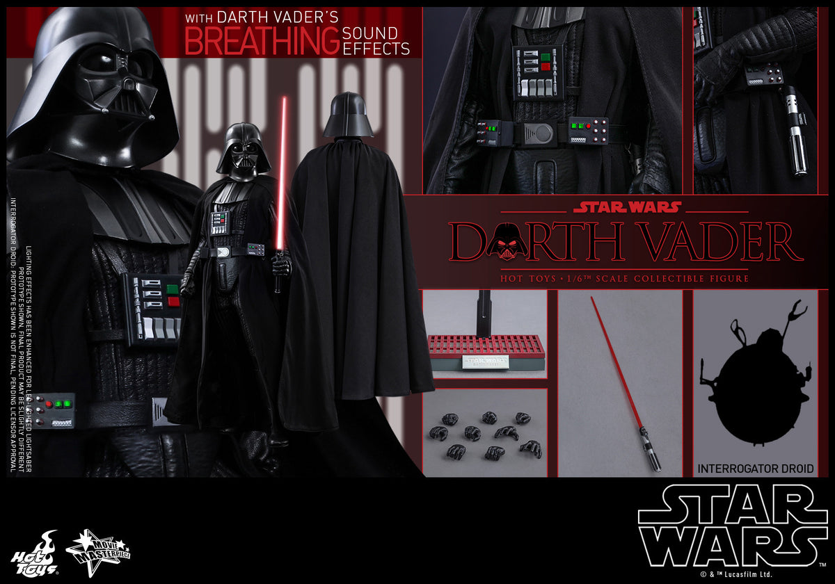 ホットトイズ スター・ウォーズ ダース・ベイダー ムービー・マスターピース 新たなる希望１／６ フィギュア 未開封