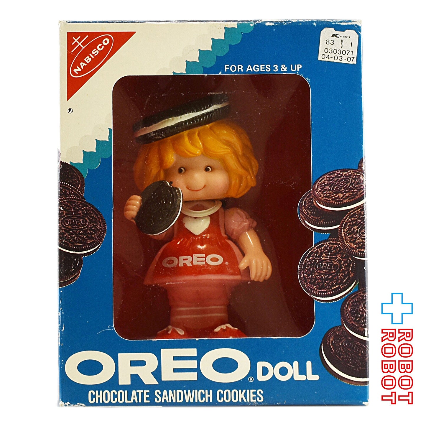 ナビスコ オレオ 女の子 ソフビフィギュア タルボット社 1983 箱入
