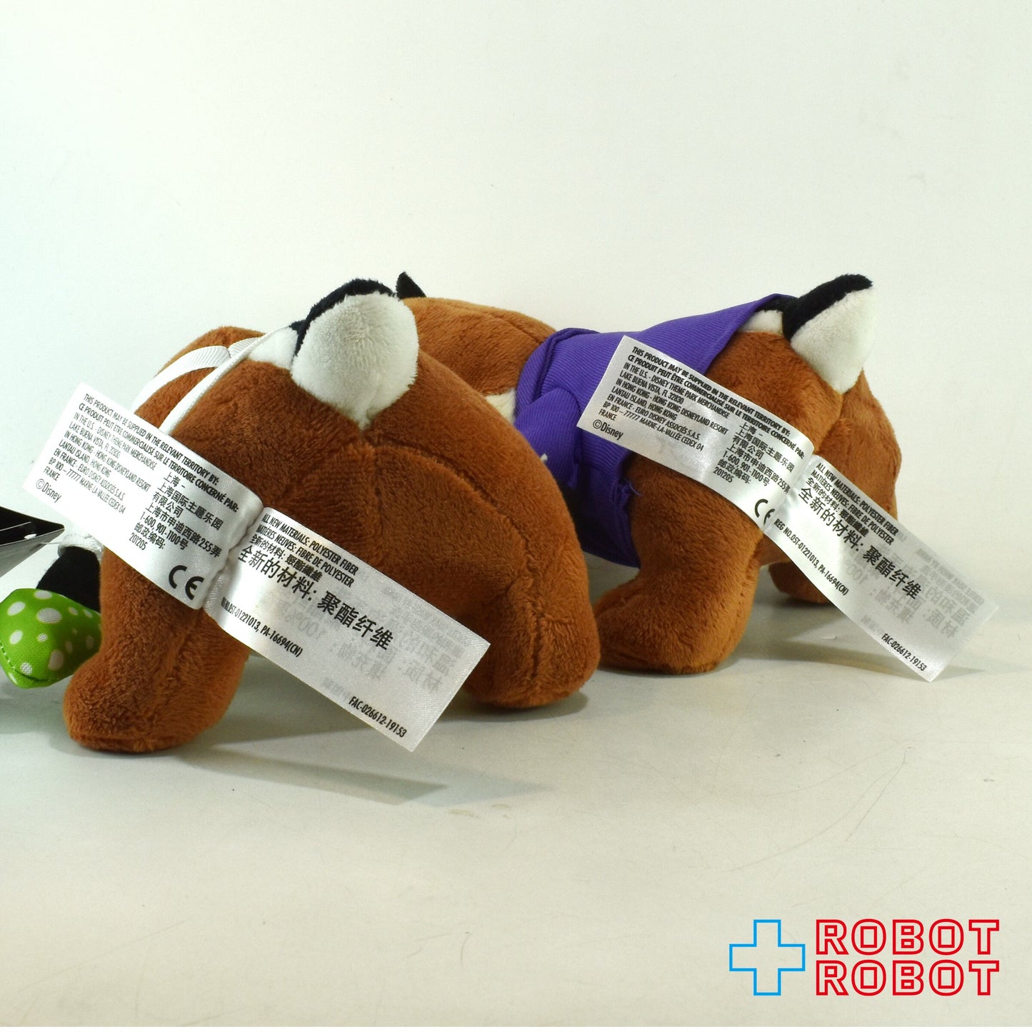 HKDL 香港ディズニーランド チップとデール ぬいぐるみ ハロウィン 紙タグ付き