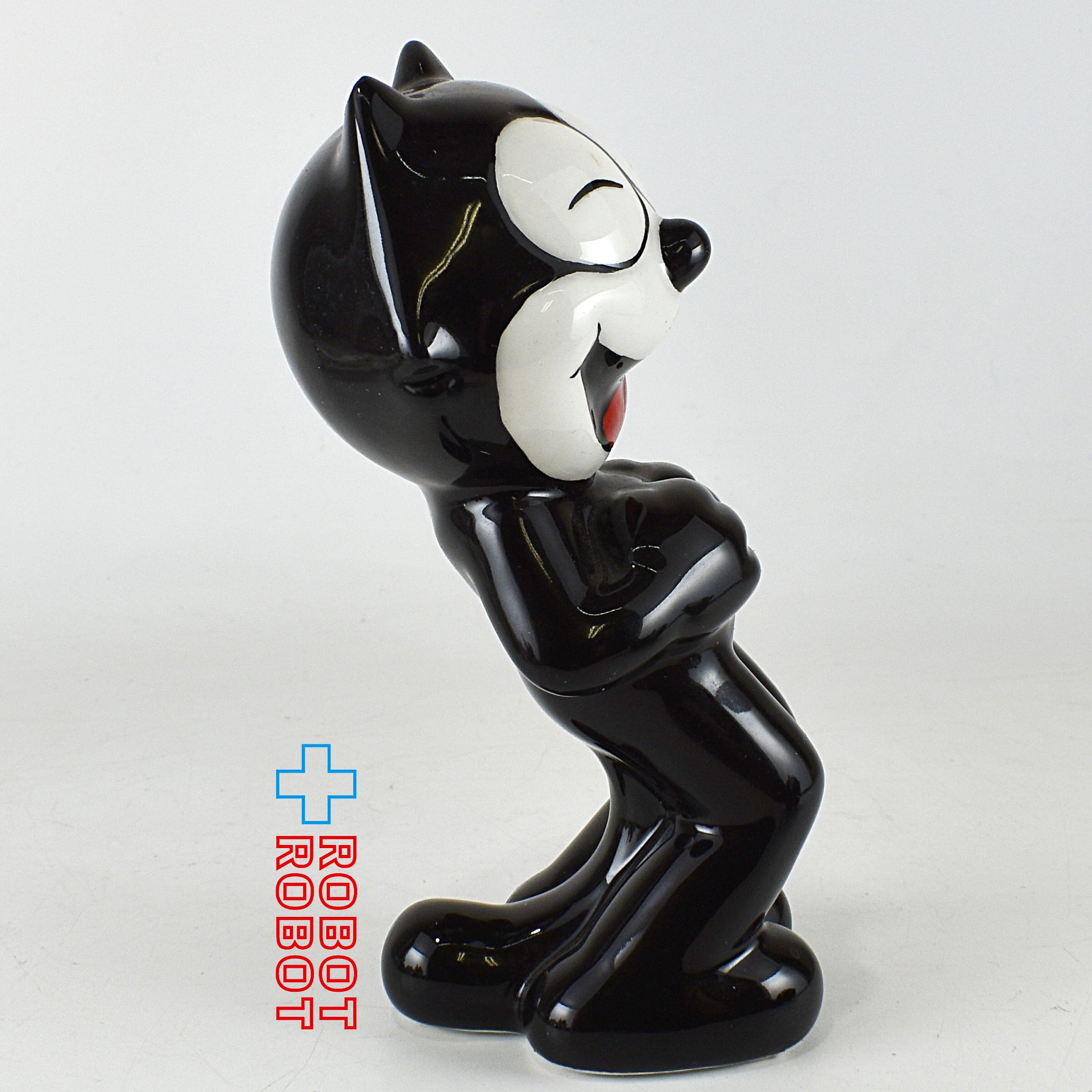 【レア】フェリックス・ザ・キャット　ソルト＆ペッパー フィリックス・ザ・キャット 陶器製 ソルト＆ペッパー クレイアート社
